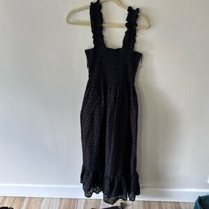 Bobi (Revolve) Smocked Square Neck Eyelet Dress (NWT)